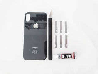 Kit tapa iPhone X - Cristal de batería