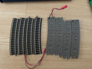 Restos de vías Fleischmann escala H0