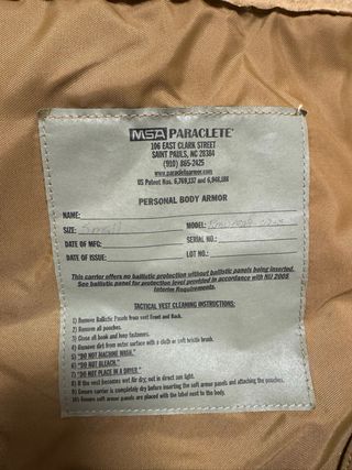 Giacca tattica Paraclete RAV07