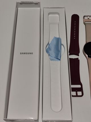 Samsung Galaxy 4 smartwatch - Rosa y granate