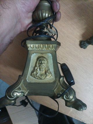 Lamparas de metal y cristal