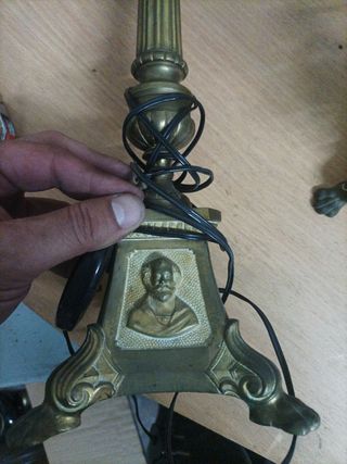 Lamparas de metal y cristal