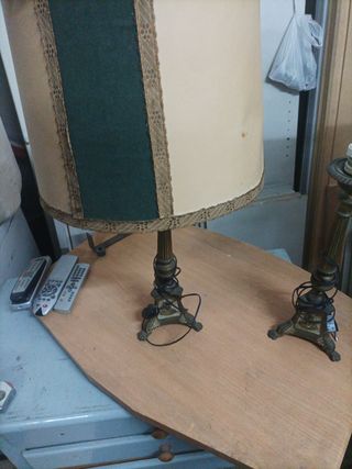 Lamparas de metal y cristal