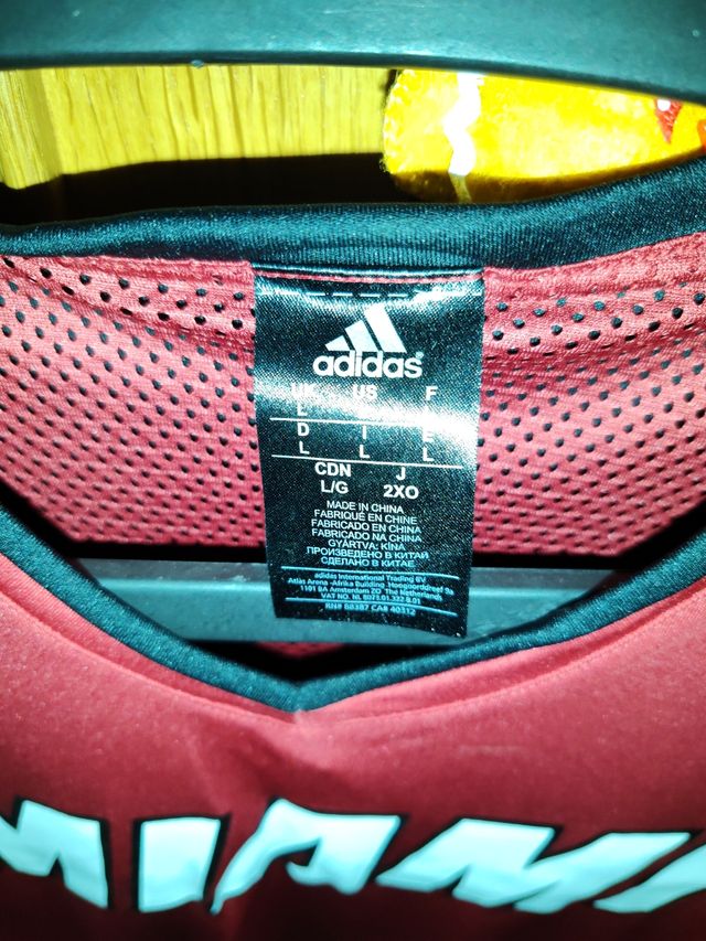 Camiseta Miami Heat Adidas L