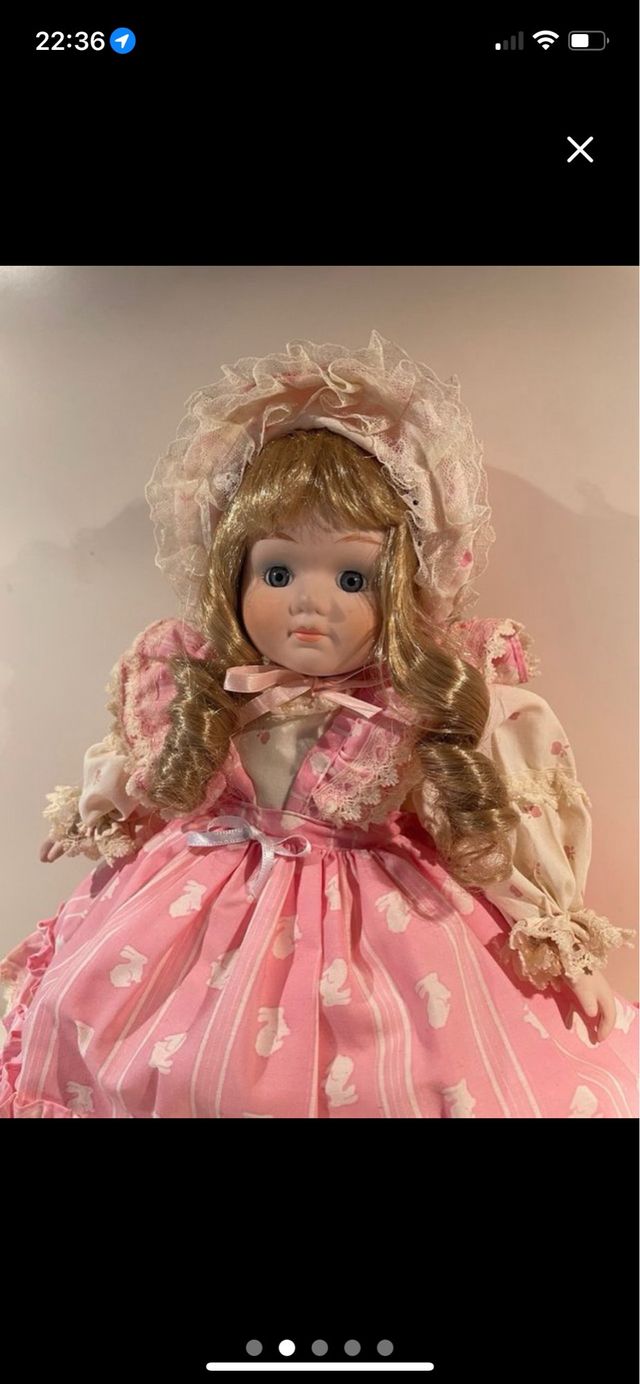 Bambola Porcellana Vintage da collezione