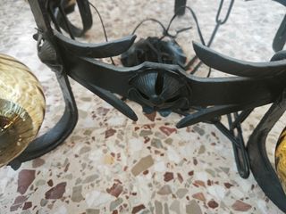 Lampara vintage 5 brazos metal