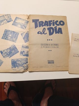 Tráfico al día - Álbum cromos