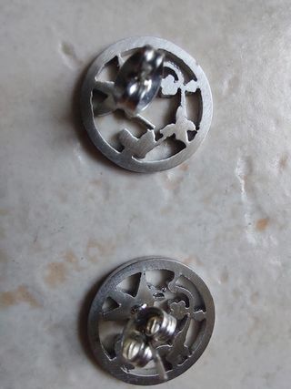 Pendientes acero inoxidable colibrí NUEVO