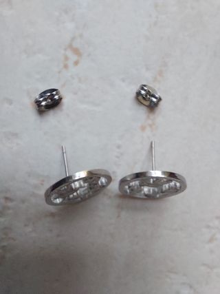 Pendientes acero inoxidable colibrí NUEVO