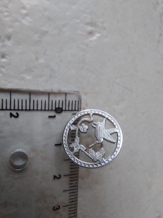 Pendientes acero inoxidable colibrí NUEVO