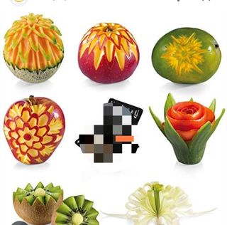 Set di strumenti per tagliare la frutta