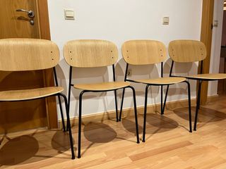 Sillas de diseño marca Decotique en madera y metal