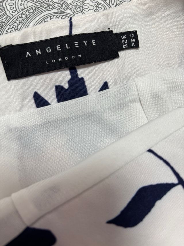 Shorts blancos estampados - Mujer