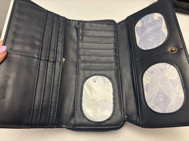 Monedero Desigual azul