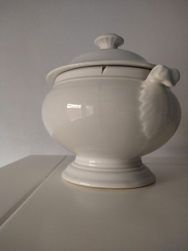 Sopera antica Pickman della Certosa e bacile