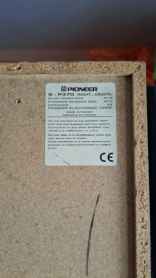 Altavoces Pioneer Power - 2 unidades