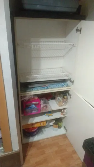 Armario cocina blanco de arriba