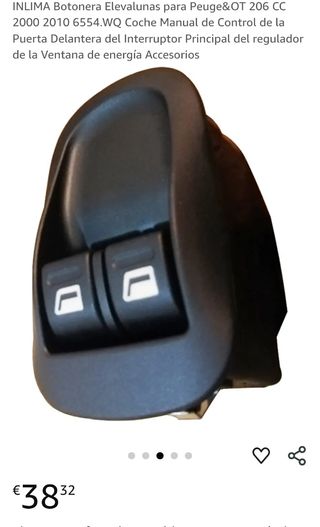 Botonera elevalunas Peugeot 206 CC