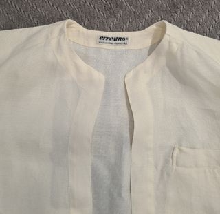 Bolero Erreuno vintage lino panna