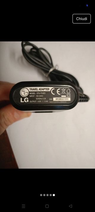 Caricabatterie LG vintage