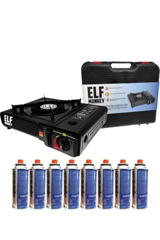 Hornillo Camping Elf Monkey + 8 cartuchos