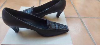Zapatos negros Claudia - tacón