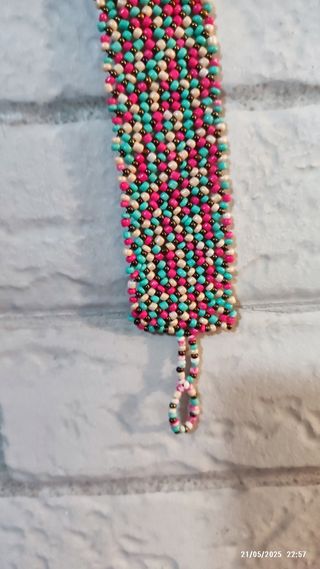 Collana multi-colore con perline