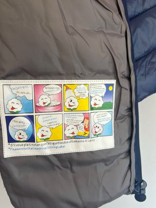 Chaqueta acolchada azul marino - Talla M