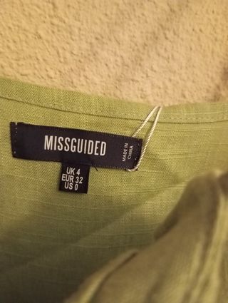 Mono corto Missguided verde oliva