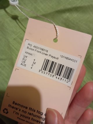 Mono corto Missguided verde oliva