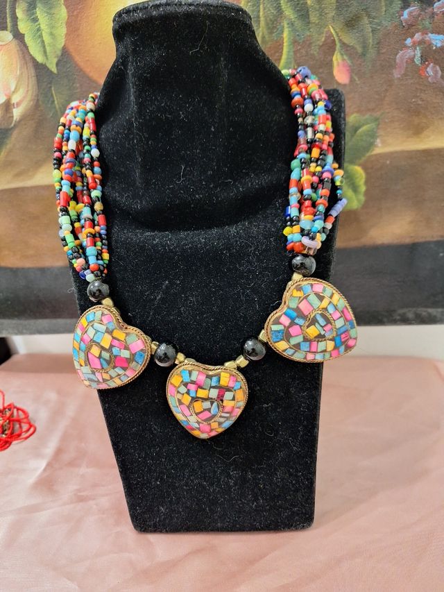 Collana multi-colore Tibetana