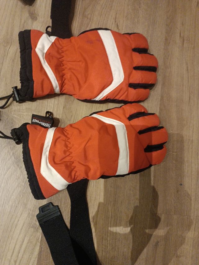 Guantes Thermopower nieve rojos
