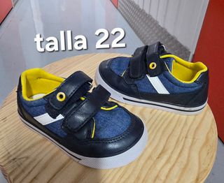 Zapatos niño talla 22 - Azul Marino