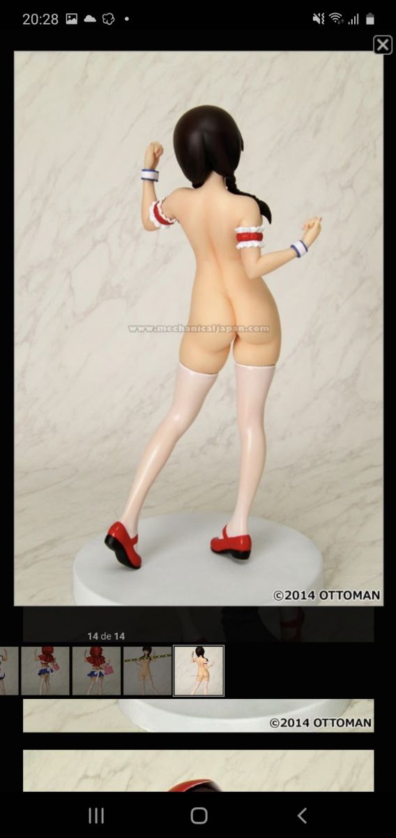 Figura anime giapponese di Cappuccetto Rosso. Fiaba