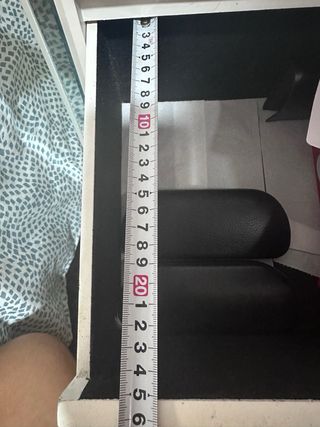 Mesita noche blanca plata espejo