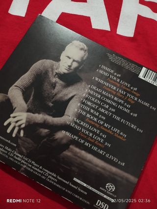 CD Digipack   Sting Sacred Love 2003