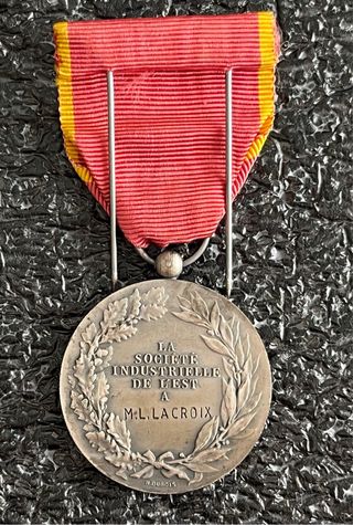 Medalla Plata República Francesa
