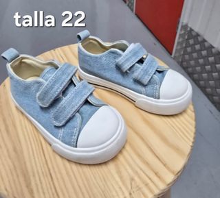 Zapatillas niño talla 22 - Azul
