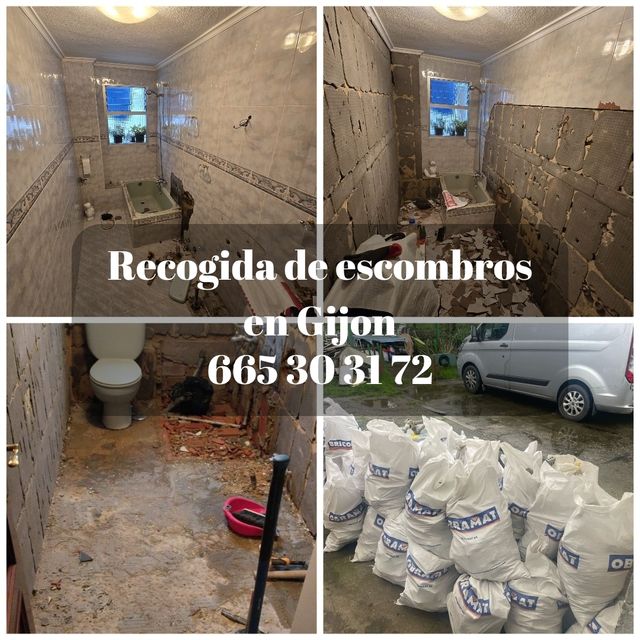 recogida de escombro Gijon