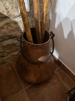 Caldera cobre antigua