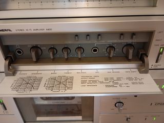 Equipo música General vintage