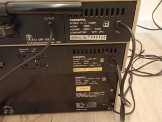 Equipo música General vintage