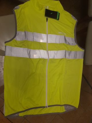 Gilet bici Rockbros fluo