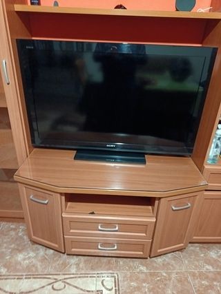 Mueble salón madera 70€