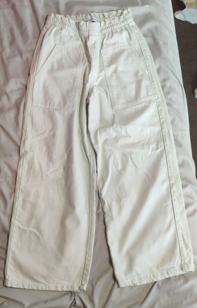 Pantalones Zara verdes 