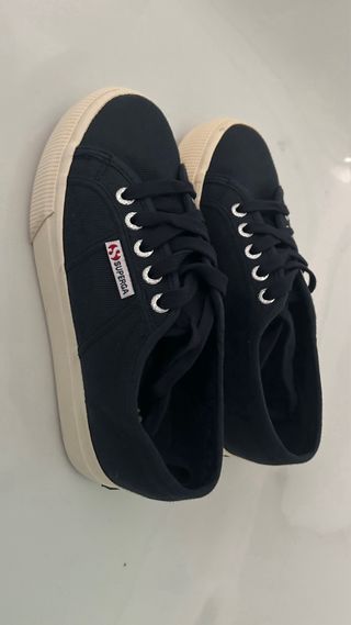 Superga 2750 Cotu Platform - Blu