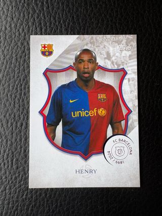 Cromo Henry Topps 125 Barcelona