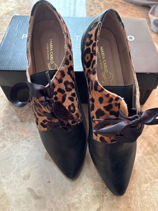 Zapatos Maria Carlo Piel Animal Print