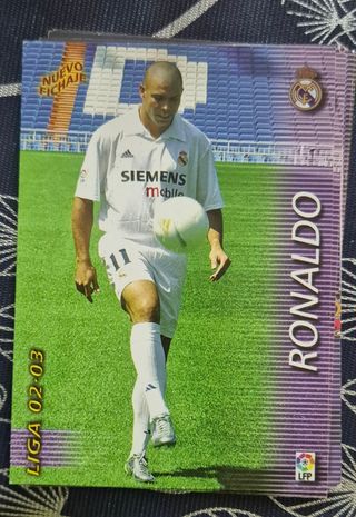 Cromo Ronaldo R.Madrid 02-03