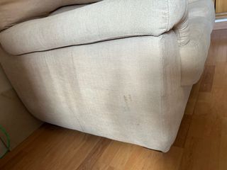 Sofá 2 plazas beige